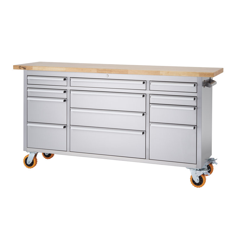 WFX Utility™ 72"W Butcher Block Top Workbench Wayfair